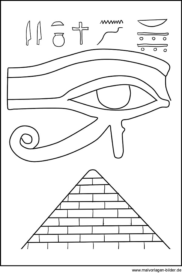 Ägyptische Symbole und Zeichen