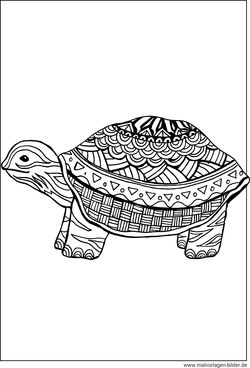 ZEN Art Ausmalbild Erwachsene Schildkröte
ausdrucken kostenlos