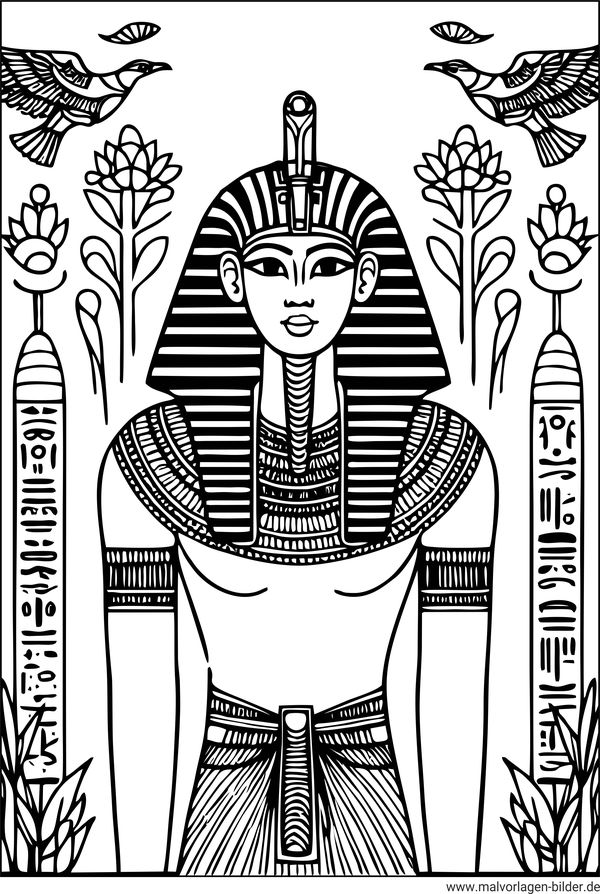 Pharao Ausmalbild