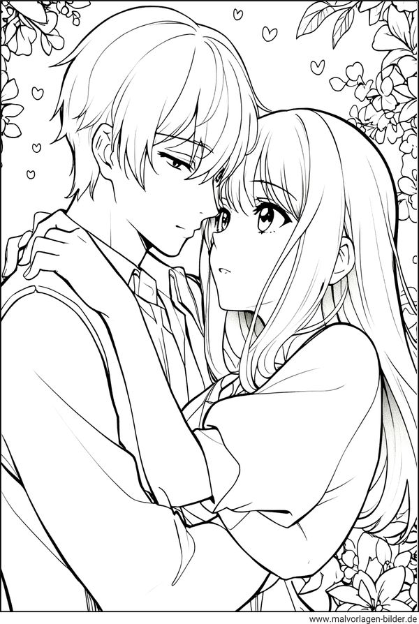 Love Anime Zeichnung