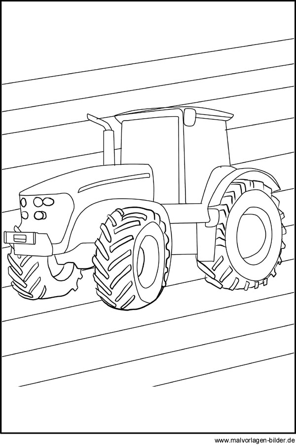 traktor - ausmalbilder und malvorlagen zum ausdrucken