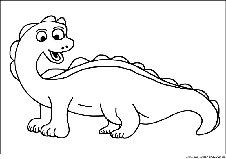dinosaurier ausmalbild für kinder zum ausdrucken