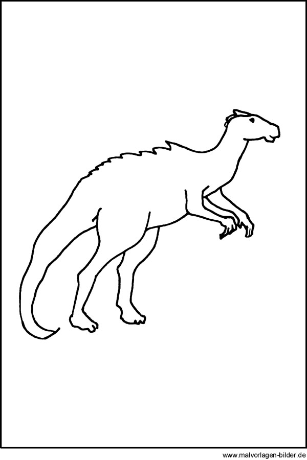 Malvorlage Dinosaurier