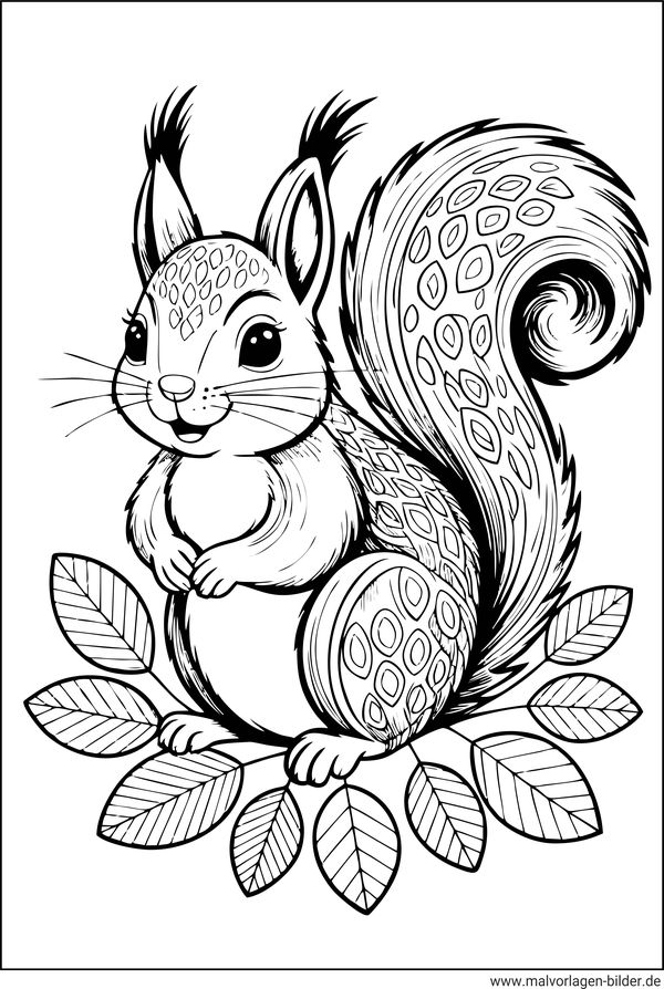 Eichhörnchen Zeichnung