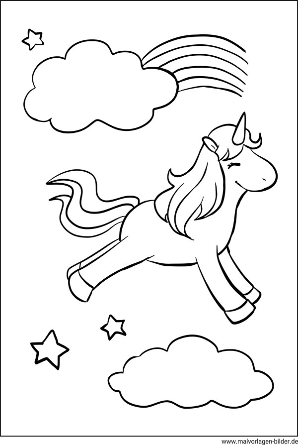 Ausmalbilder Unicorn