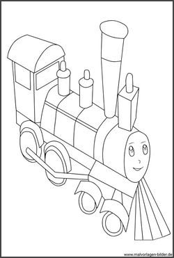 Lokomotive Malvorlagen ausdrucken