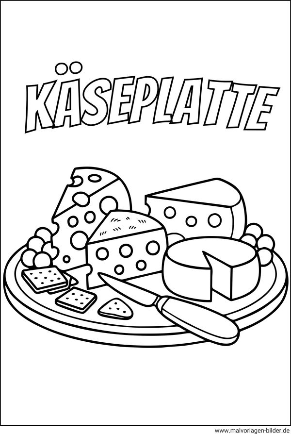 Meeresfrüchte Ausmalbild