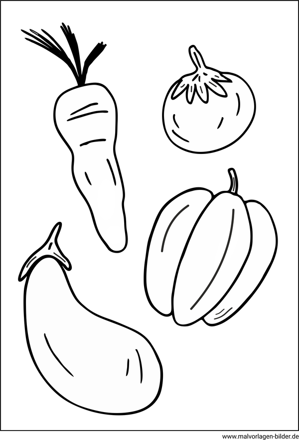 Ausmalbild Paprika OMY Tischset Zum Ausmalen Coloring Placemats Bon
