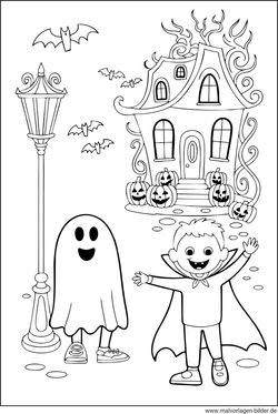 Halloween PDF-Vorlage ausdrucken