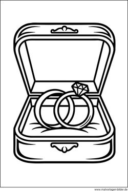 Trauringe Malvorlage