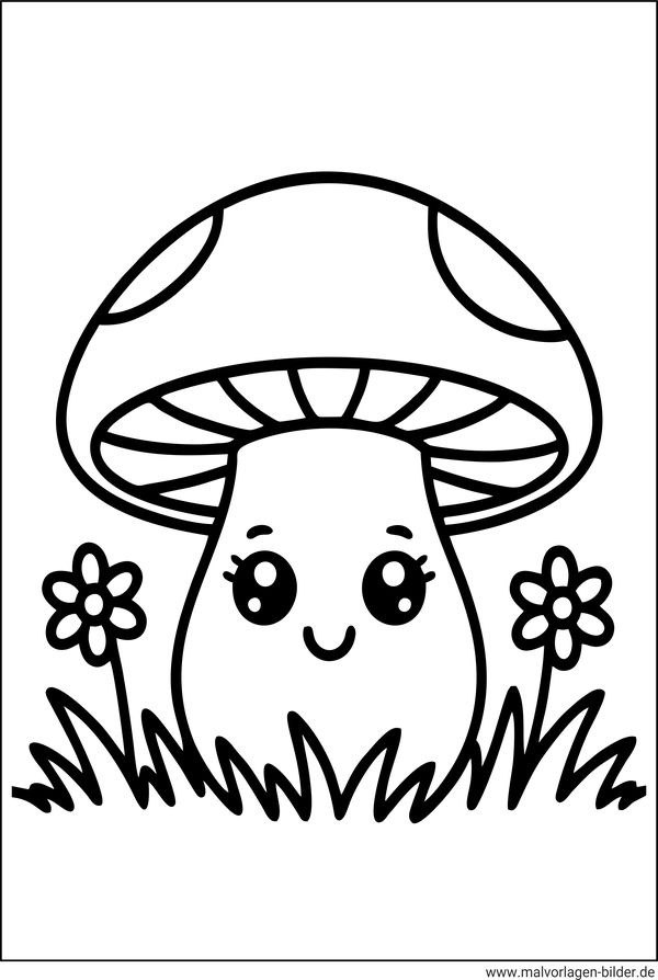 Kawaii Pilz