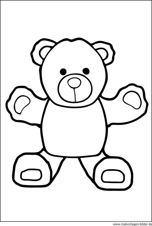Teddybär Malvolage für Kinder