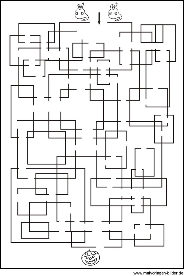 gratis Labyrinthrätsel für Kinder