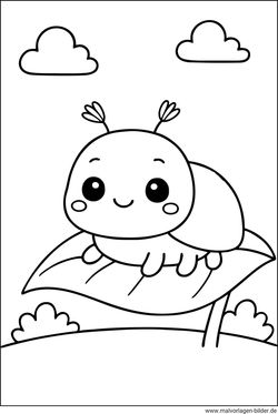 Babymaikäfer Ausmalbild