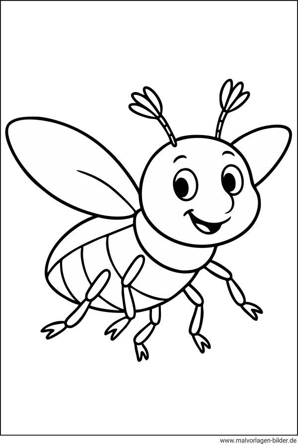 Maikäfer Ausmalbild für Kinder