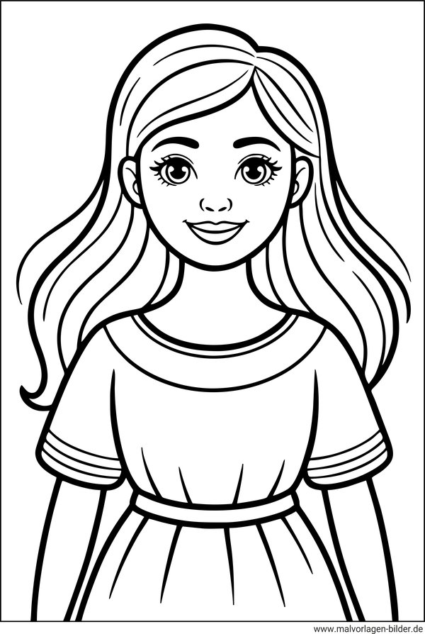 Frau Malvorlage