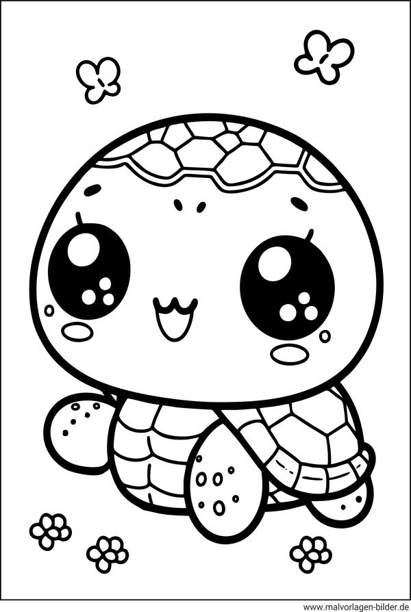 Kawaii Schildkröte