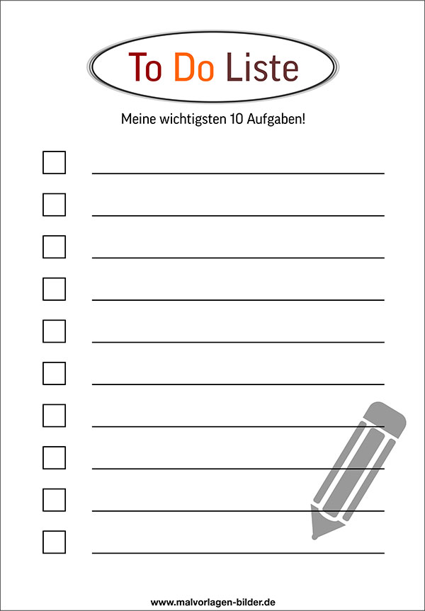 To Do Liste Zum Ausdrucken Kostenlose Checkliste PDF Zur To Do Liste Zum Ausdrucken Kostenlose Checkliste PDF Zur