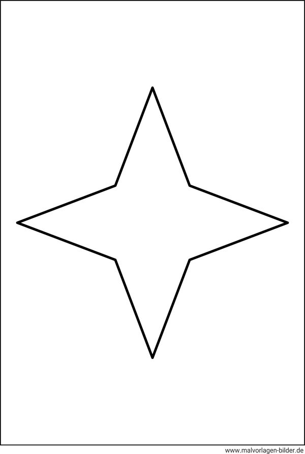 Sternvorlage zum Ausdrucken