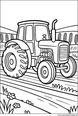 Traktor PDF Vorlage download