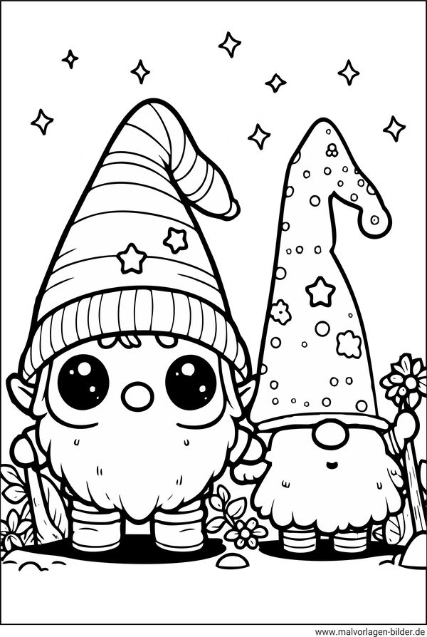 Wichtel Malvorlage