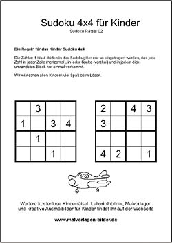 Sudoku Für Kinder Ab 7 Jahren 200 Sehr Einfac Sudoku Für Kinder Ab 7 Jahren 